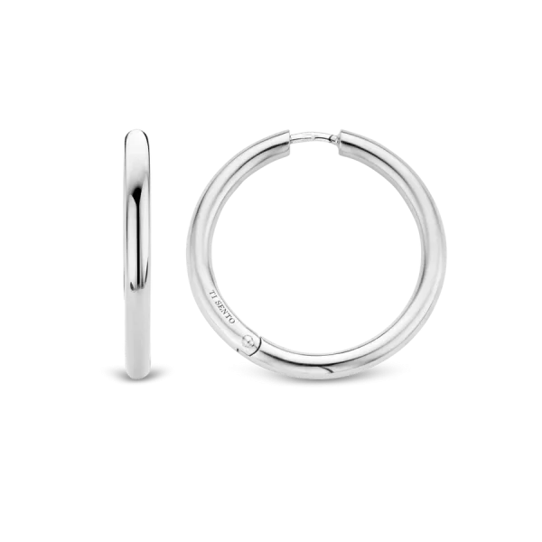 TI SENTO Oversized hoops - 7782SI – Image 3