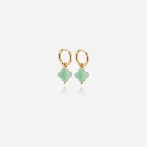 Boucles d'oreilles créoles en acier doré  Velasquez